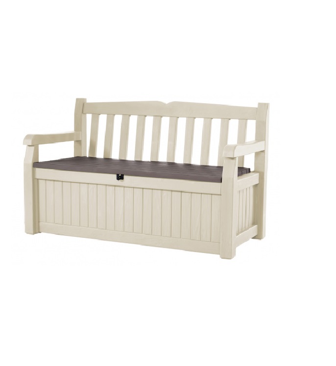 Скамья - сундук Keter Garden Bench бежевый 230398 140х84х60 см