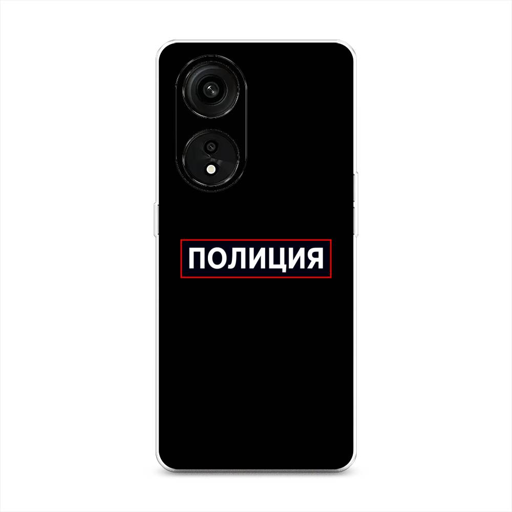 

Чехол Awog на Oppo Reno 8T 5G "Police logo", Черный;белый;красный, 2513150-5