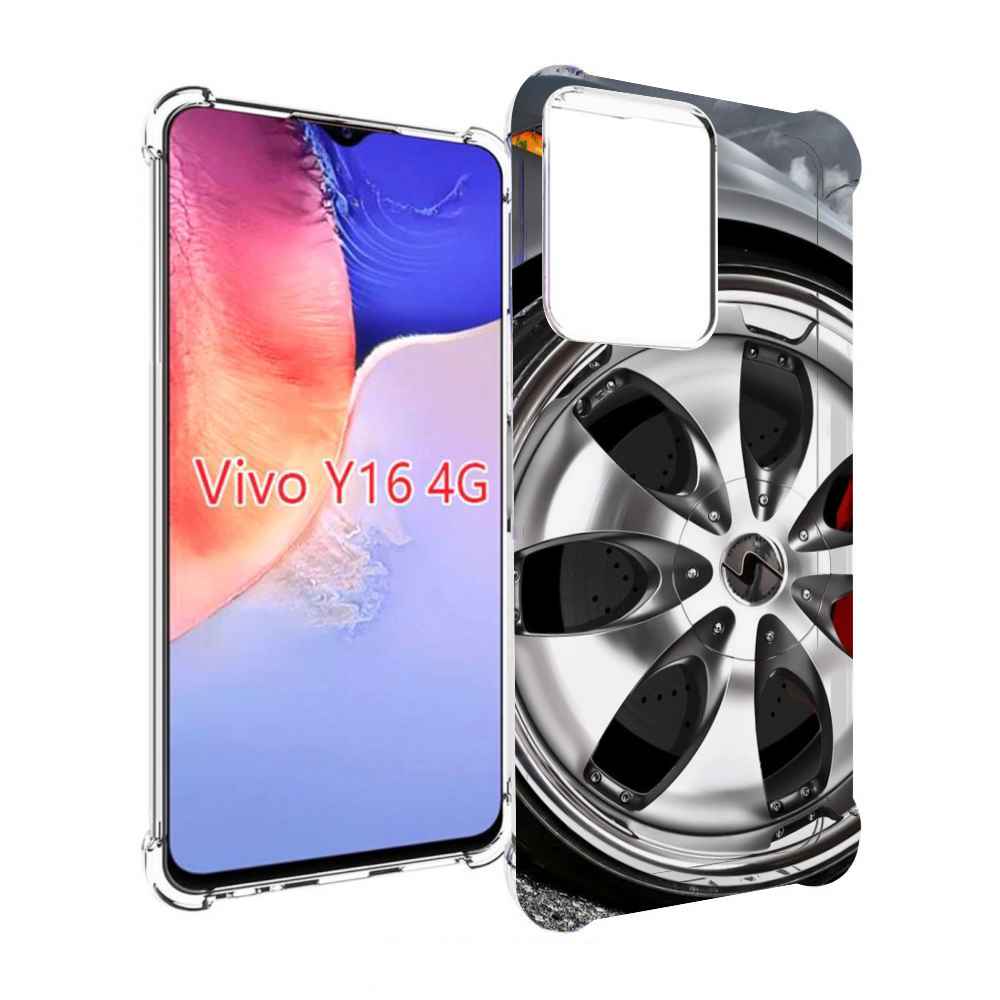 

Чехол MyPads Колесо мужской для Vivo Y16 4G/ Vivo Y02S, Прозрачный, Tocco