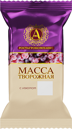 фото Творожная масса ростагрокомплекс с изюмом 20% 180 г