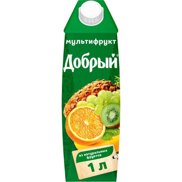 Сок Добрый Мультифрукт 0,97л