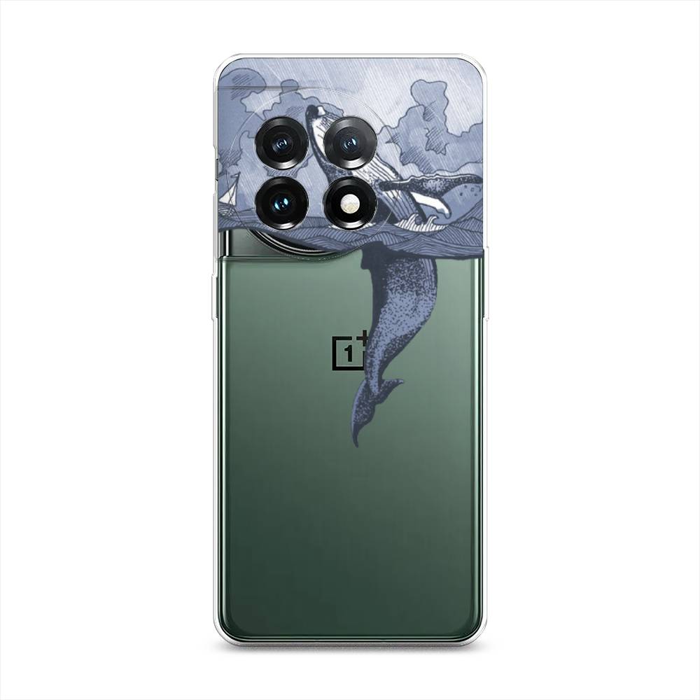 

Чехол Awog на OnePlus 11 "Два измерения", Голубой;черный;прозрачный, 153650-7