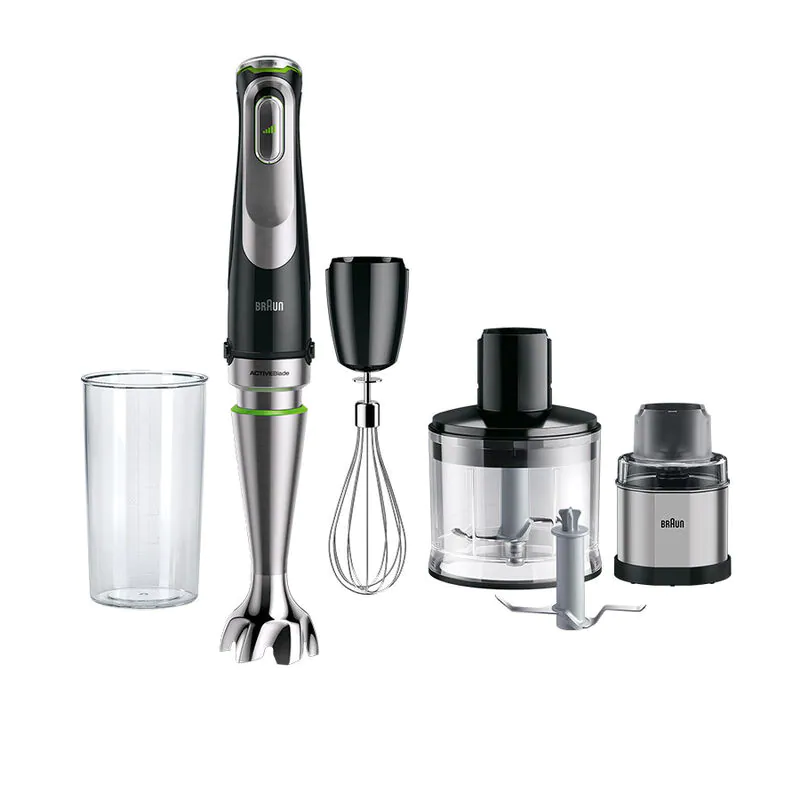 Погружной блендер Braun Multiquick 9 MQ9138Xl Silver/Grey погружной блендер braun multiquick 3 mq3020 pesto white blue