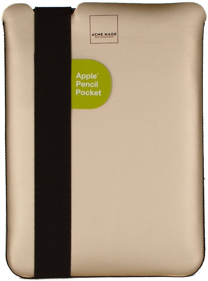 фото Чехол acme made skinny sleeve tablet для ipad 9.7(2017/2018); золотой/black (am10631)