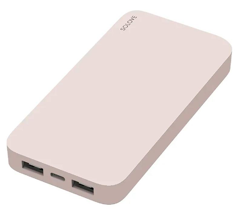 фото Внешний аккумулятор xiaomi solove 20000mah (pink)