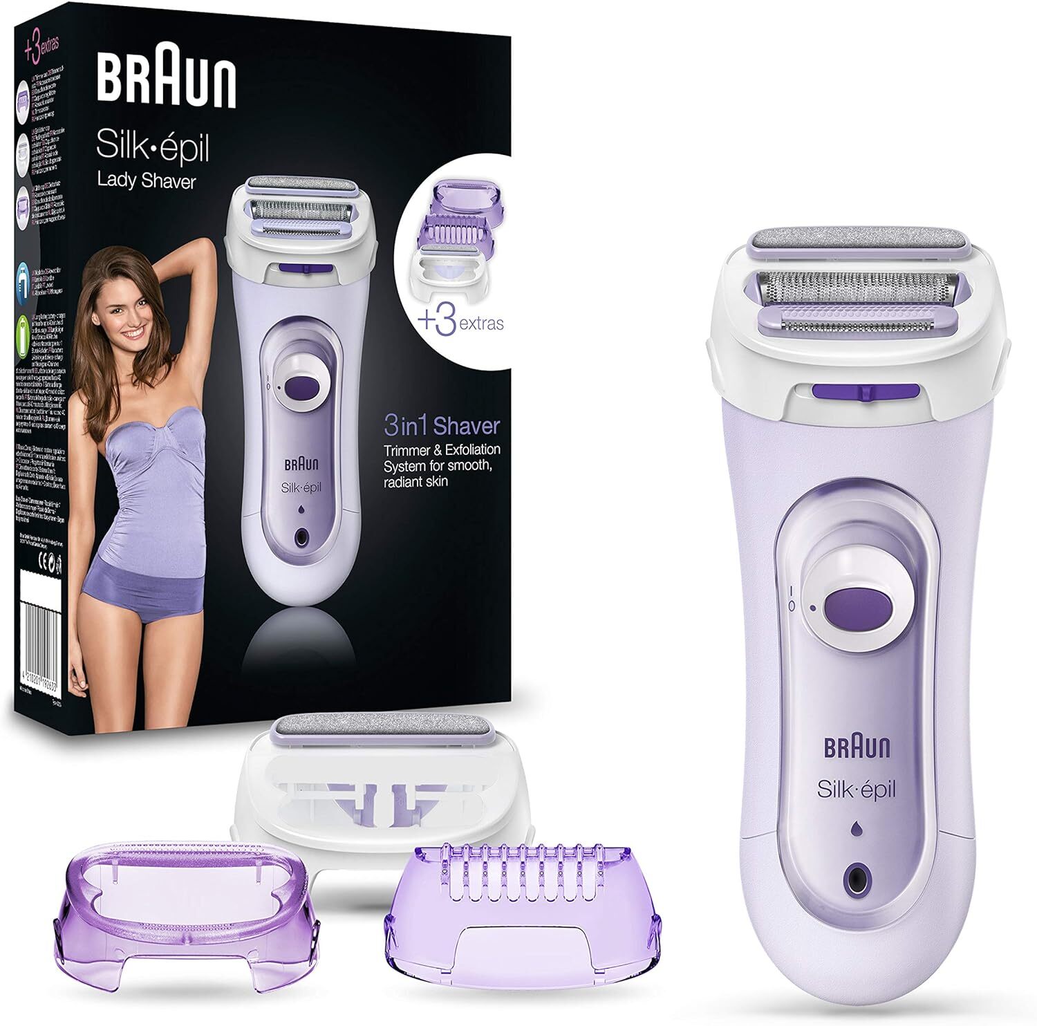 

Электробритва женская Braun LS 5560, Фиолетовый