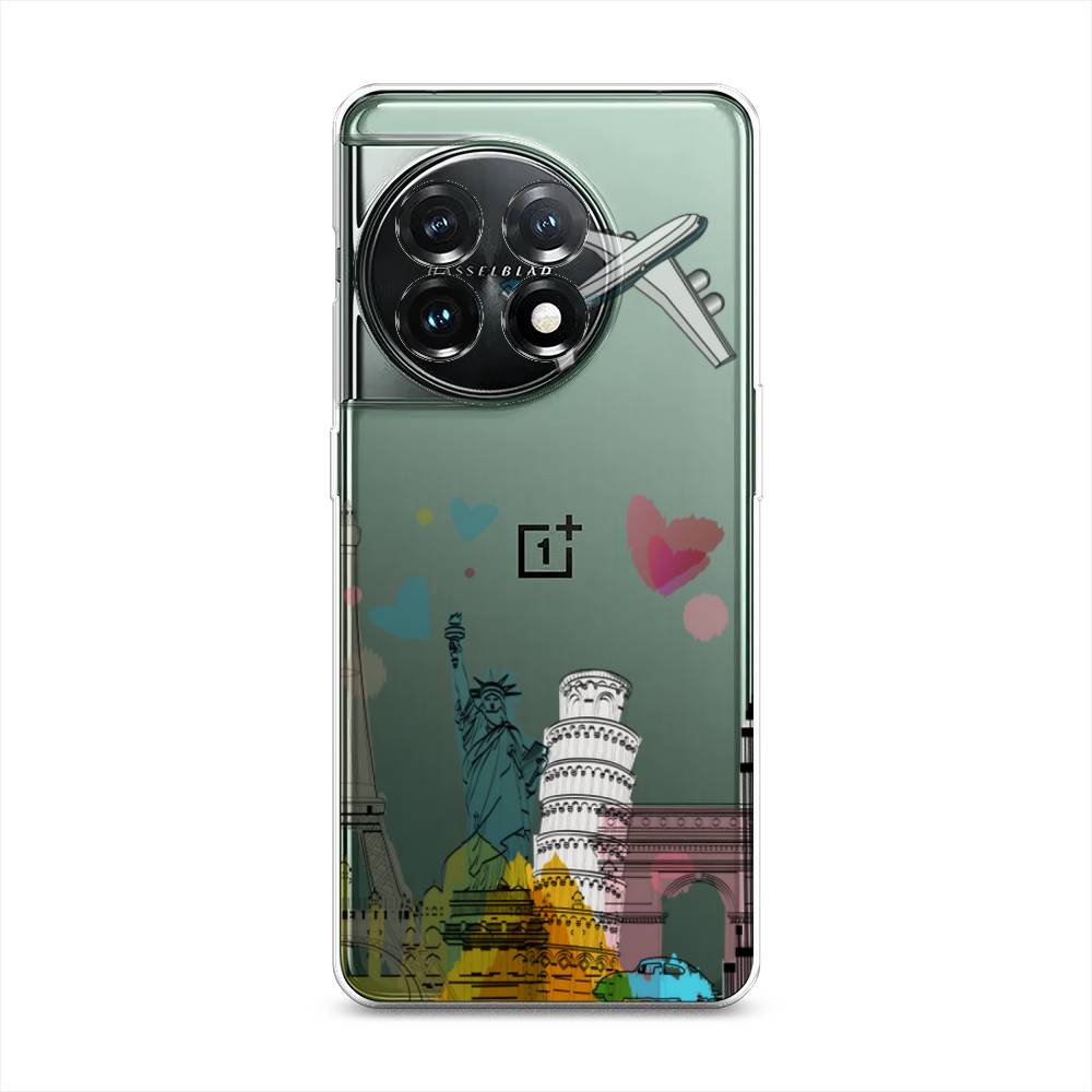 

Чехол Awog на OnePlus 11 "Самолет путешествий", Желтый, 153650-10