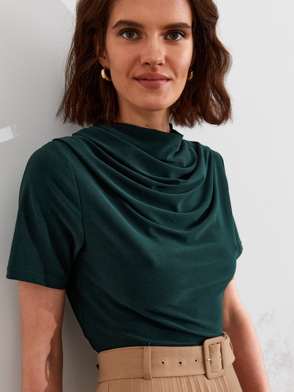 

Блуза женская EVA BERTEN А015 зеленая S, Зеленый, А015