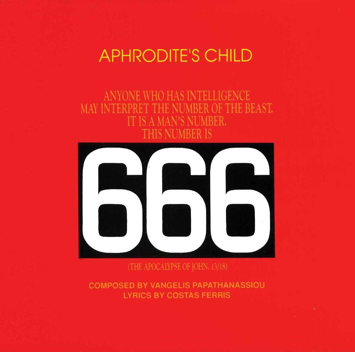 фото Аудио диск aphrodite's child 666 (2cd) мистерия звука