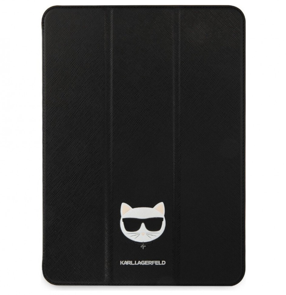 фото Чехол cg mobile karl lagerfeld pu saffiano choupette folio для ipad pro 12.9 (2021) black