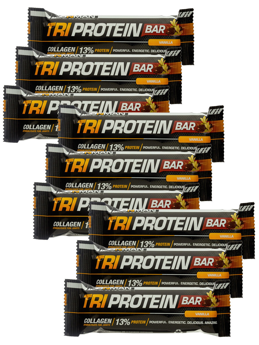фото Протеиновый батончик ironman 32% protein bar (ваниль) 9х50г