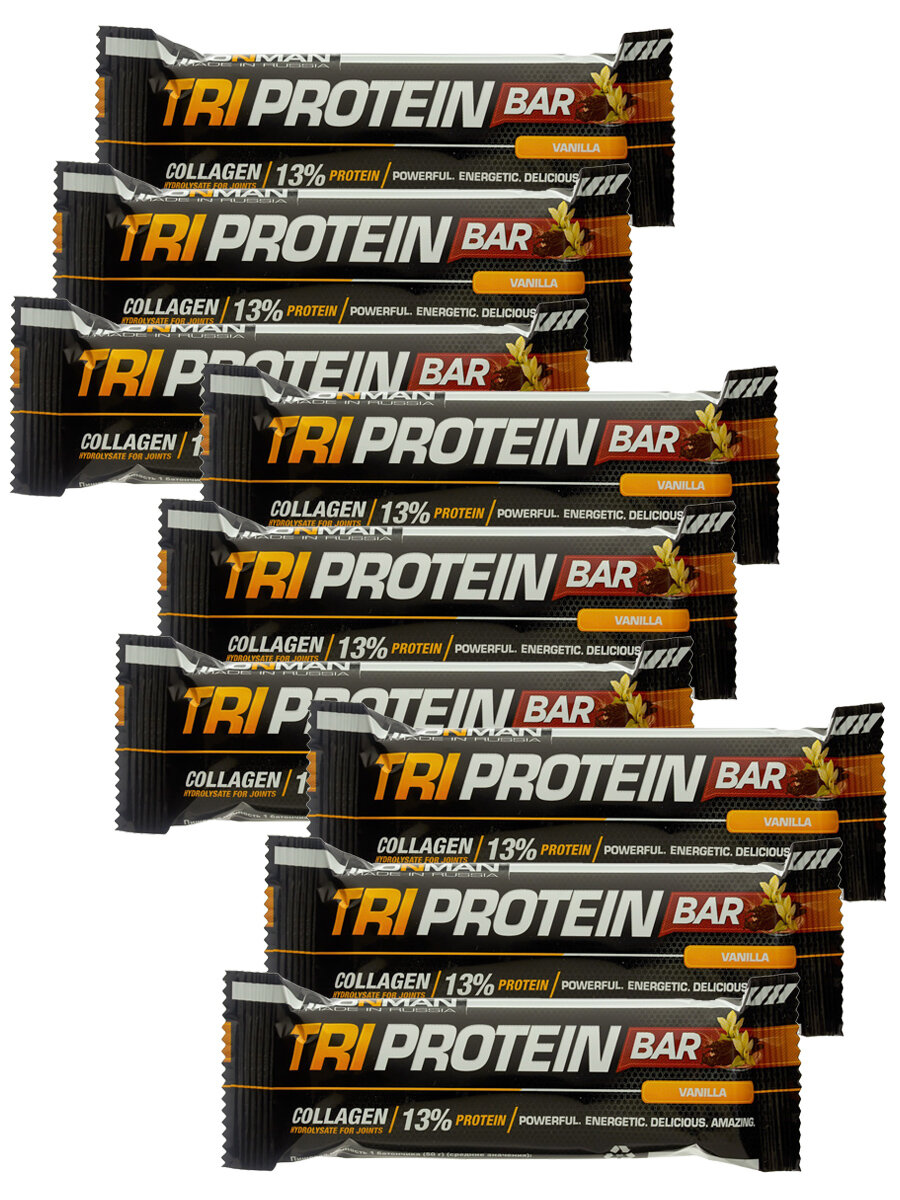 Протеиновый батончик Ironman 32% Protein bar (Ваниль) 9х50г