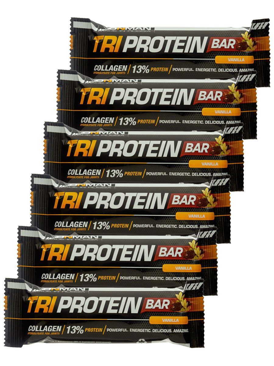 Протеиновый батончик Ironman 32% Protein bar (Ваниль) 6х50г