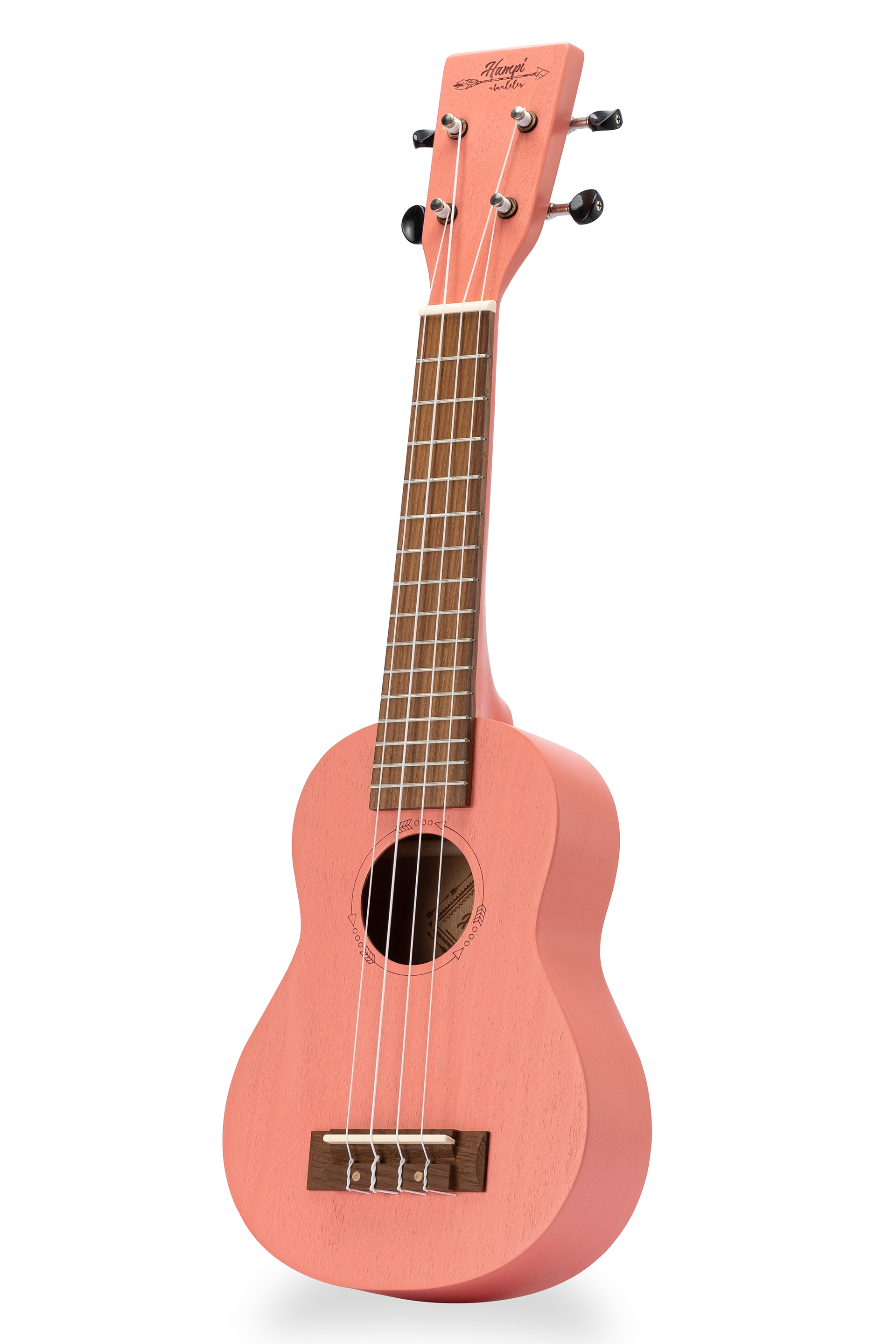 

SBK-Coral-Pink Укулеле , светло-красный, Hampi