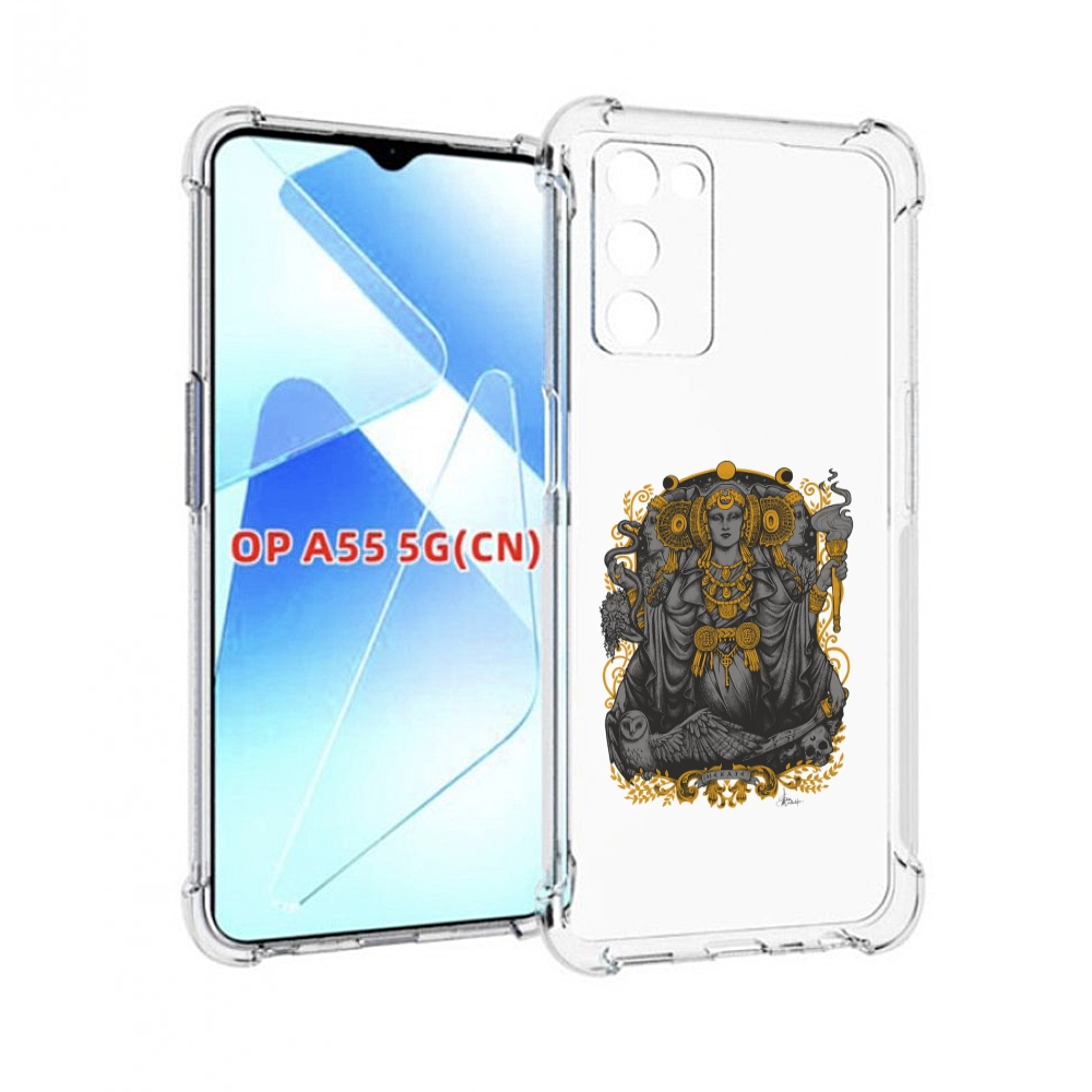 

Чехол MyPads божество с золотыми элементами для Infinix Zero X Neo, Прозрачный, Tocco