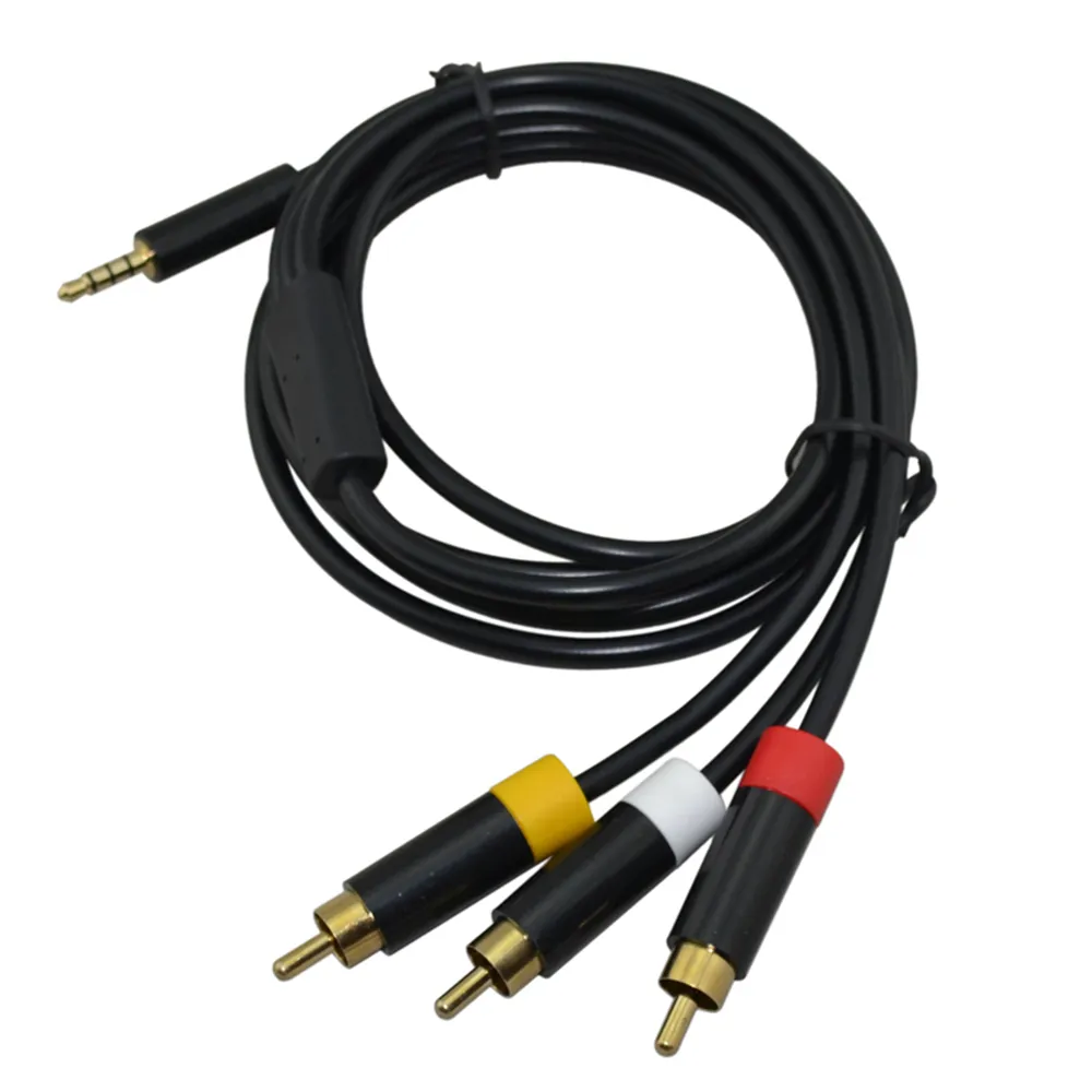 

Кабель для приставки DEXX AV для Xbox 360/360E, Черный, AV Cable for Xbox 360/360E