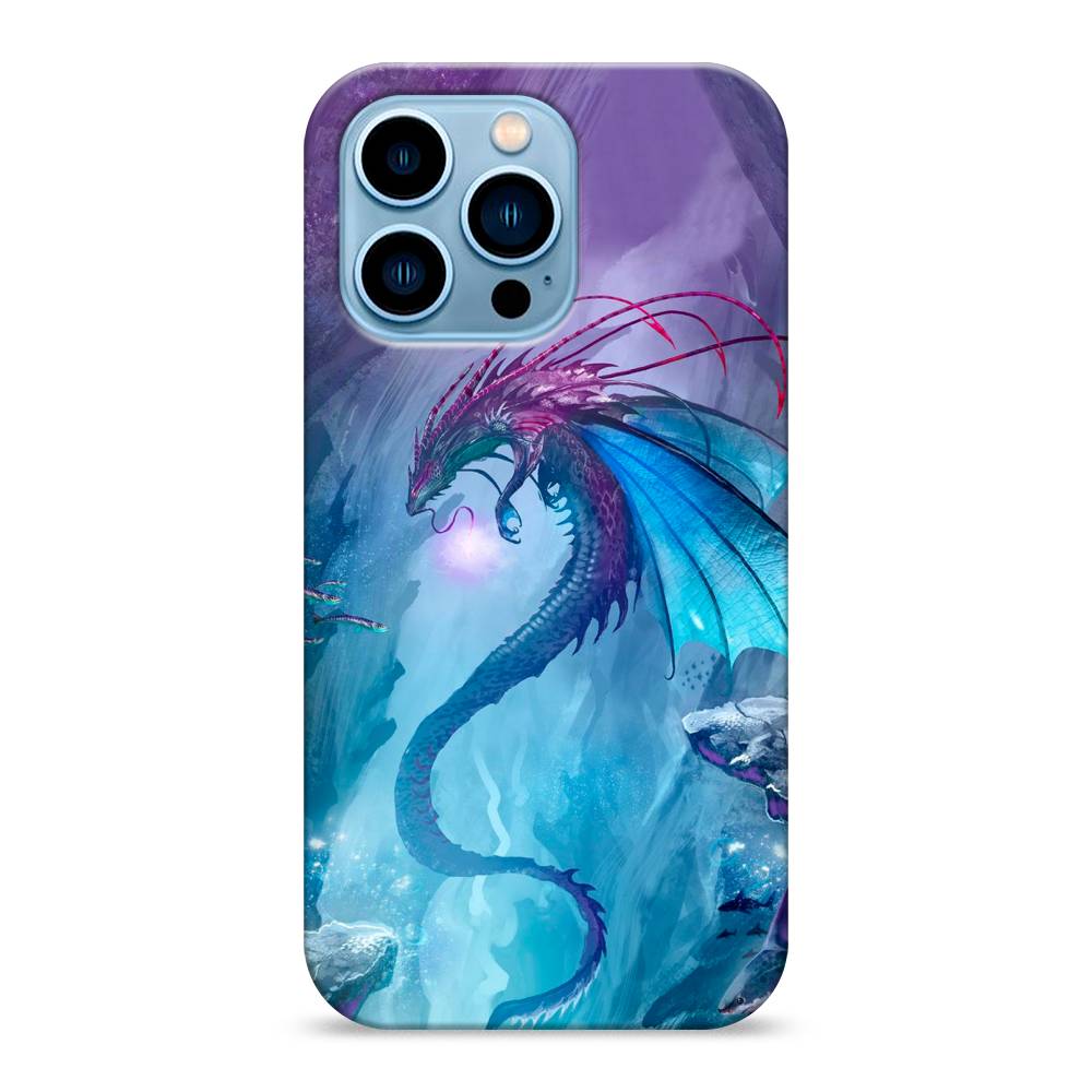 

Пластиковый чехол "Водный дракон" на Apple iPhone 13 Pro, 14320-1