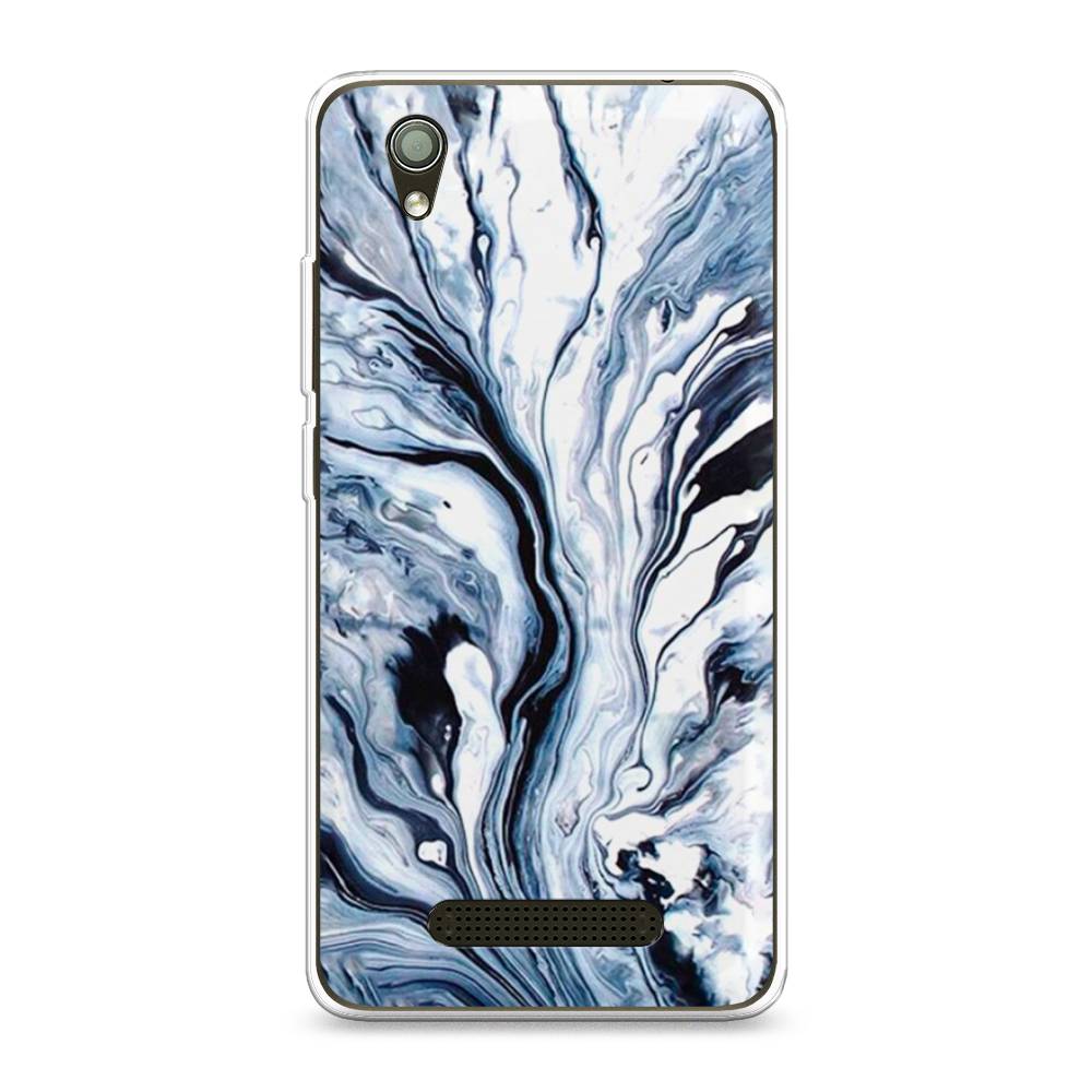 

Чехол Awog на ZTE Blade X3 / ЗТЕ Блэйд X3 "Голубой минерал мрамор", Разноцветный, 130650-3