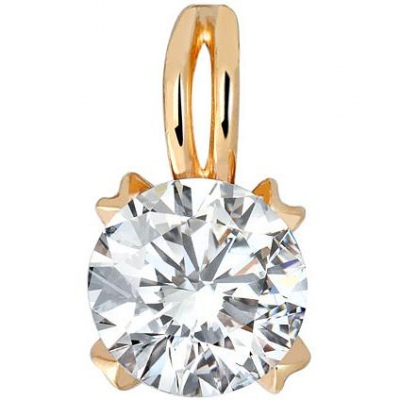

Кулон из желтого золота с Swarovski Эстет 01П1311285, 01П1311285