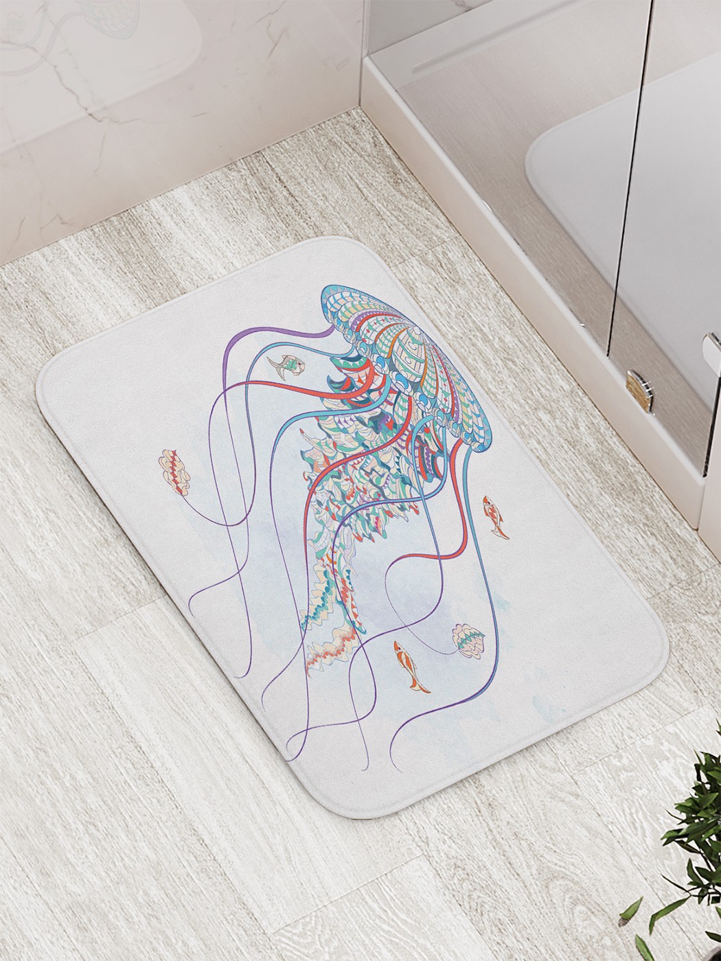 

bath_86526 Коврик противоскользящий для ванной, сауны, бассейна, 77х52 см
