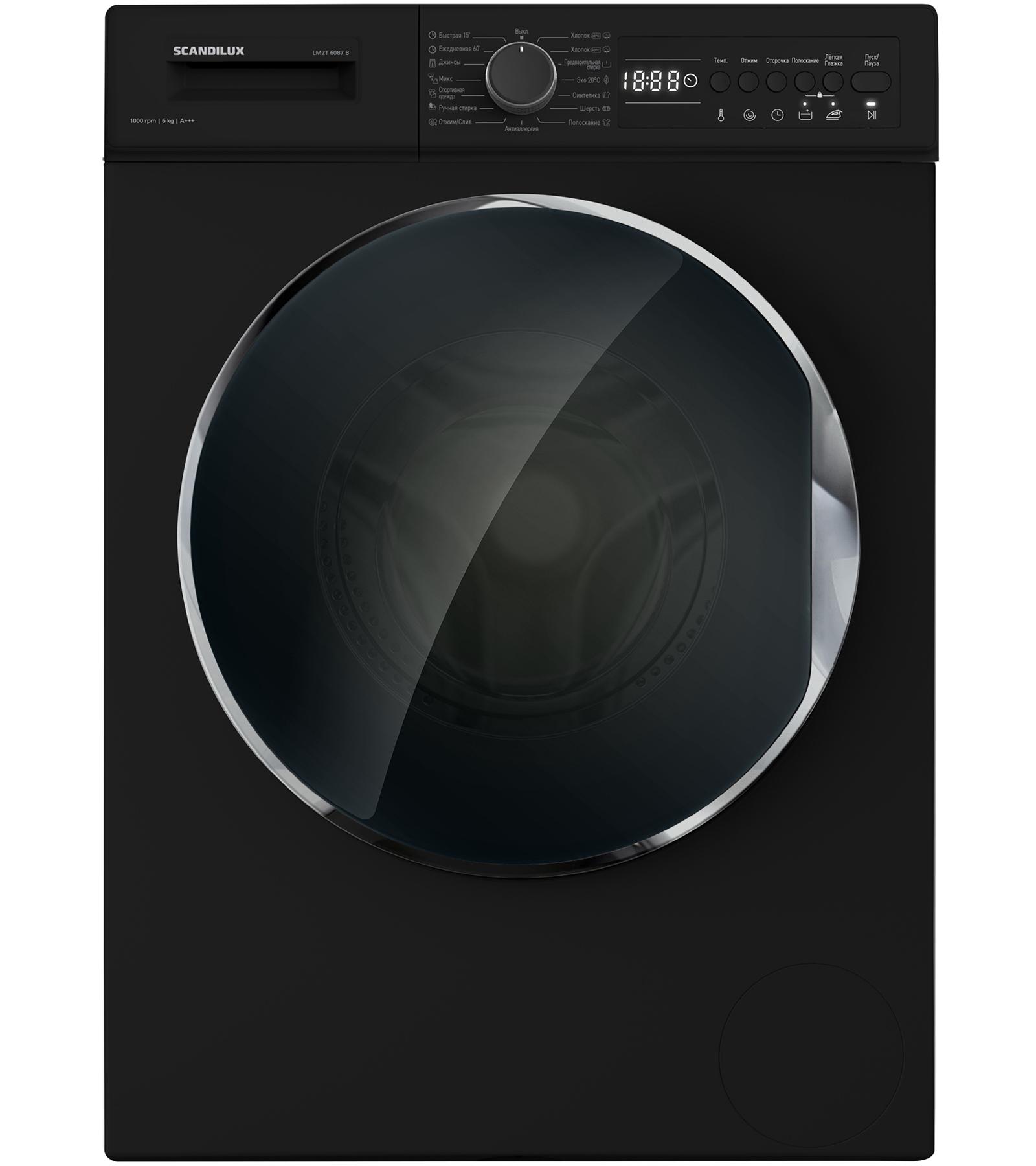Стиральная машина Scandilux LM2T 6087 B Черный стиральная машина renova ws 85pe