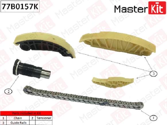 

Комплект Цепи Промежуточного Вала 77b0157k Nsii0018375382 MasterKit арт. 77B0157K