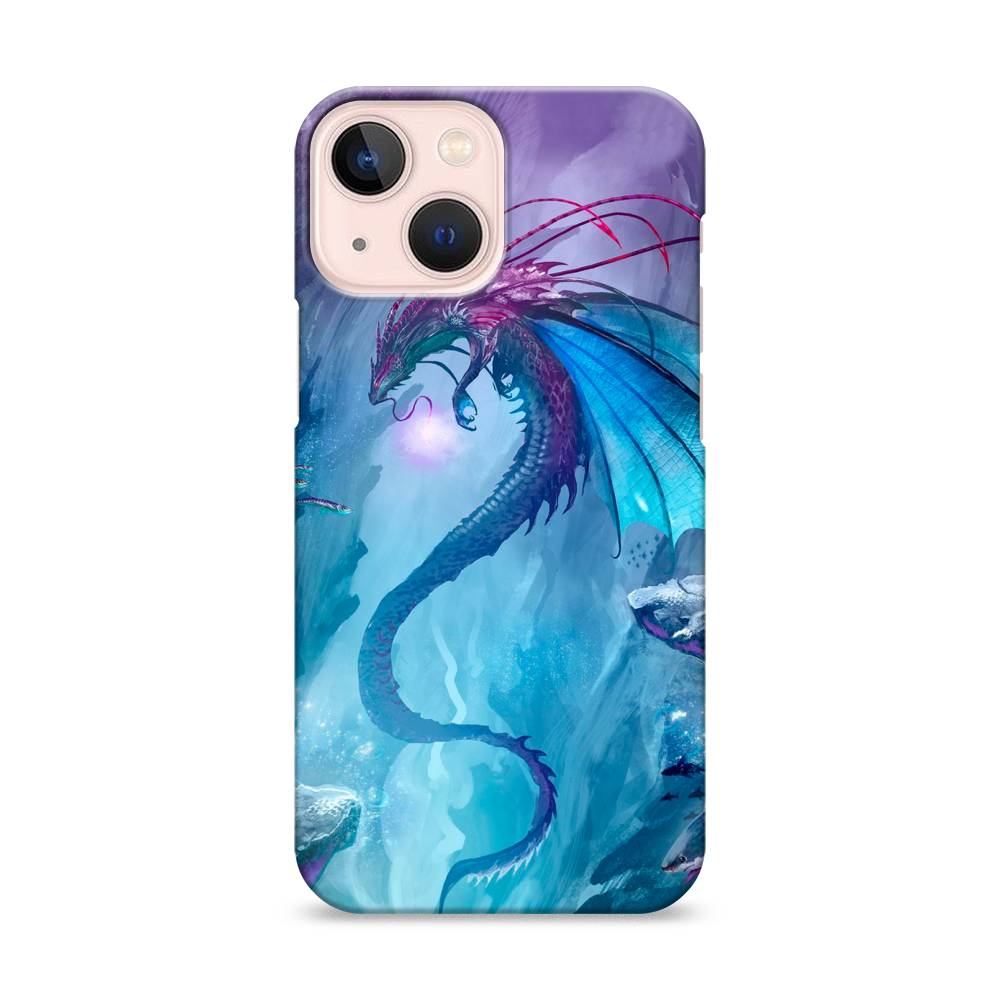 

Пластиковый чехол "Водный дракон" на Apple iPhone 13 mini, 14120-1