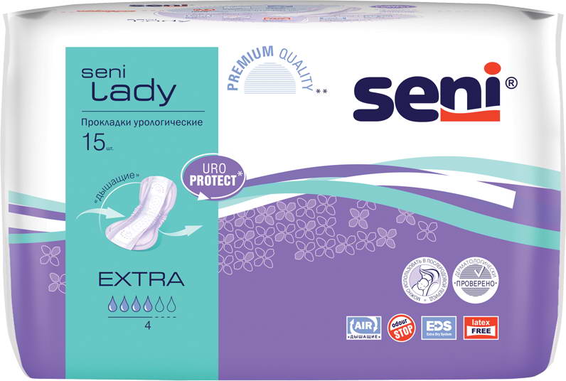 Урологические прокладки Seni Lady Extra 15 шт.