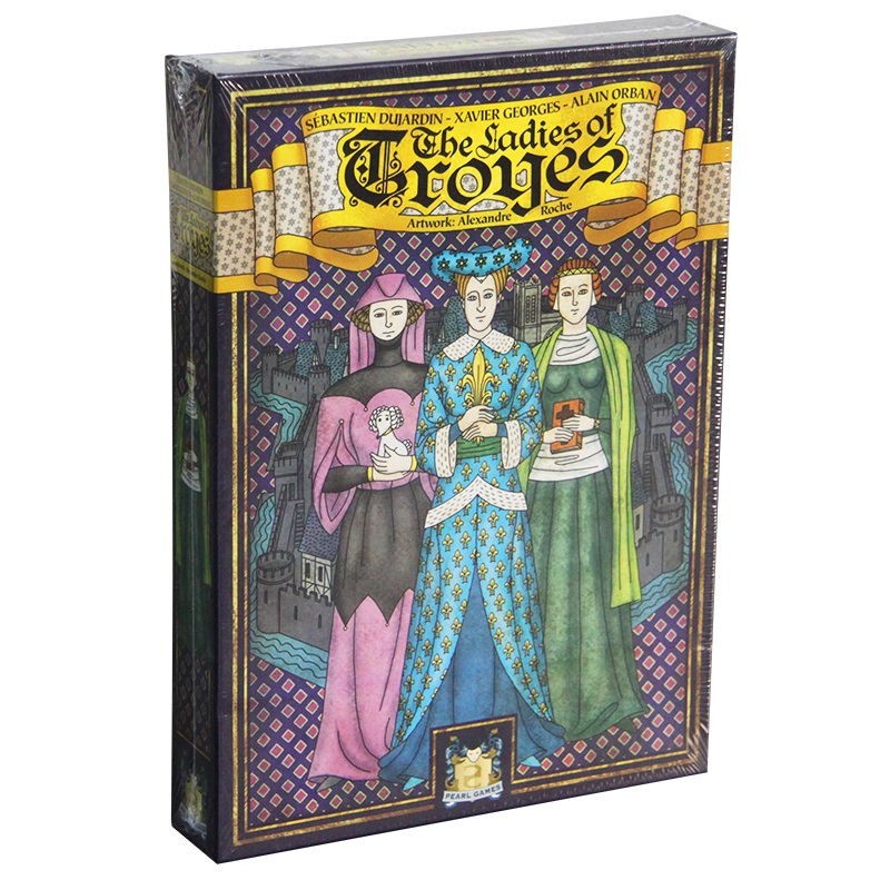 Настольная игра Pearl Games The Ladies of Troyes Дамы из Труа галантные дамы т1 2