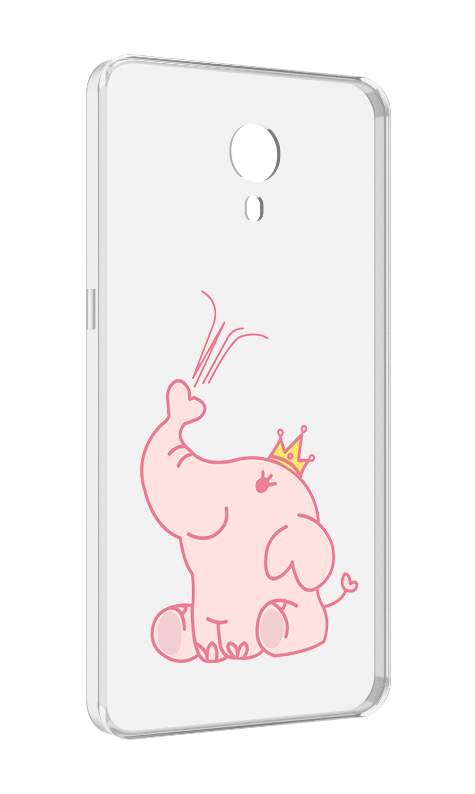 

Чехол MyPads слоник-принц детский для Meizu M3 Note, Прозрачный, Tocco