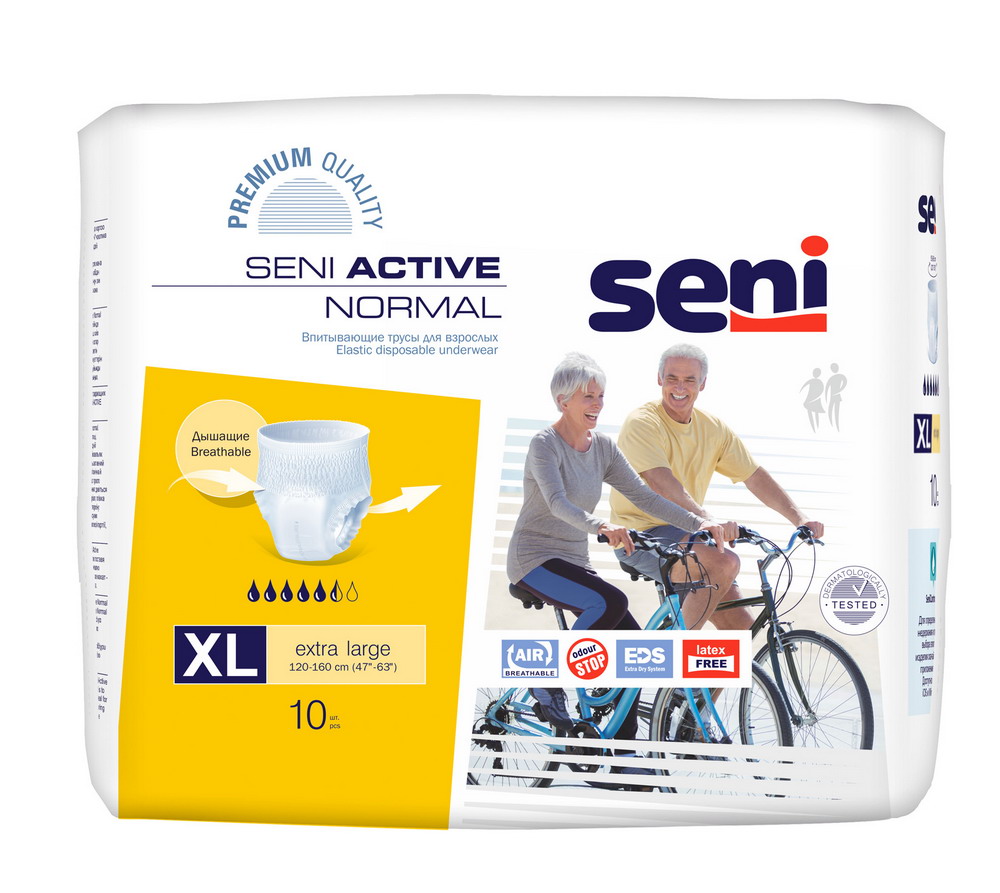 

Подгузники-трусы Seni Active Normal ХL 10 шт.