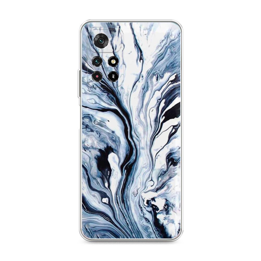 

Чехол Awog на Xiaomi Redmi Note 11 5G "Голубой минерал мрамор", Разноцветный, 311950-3