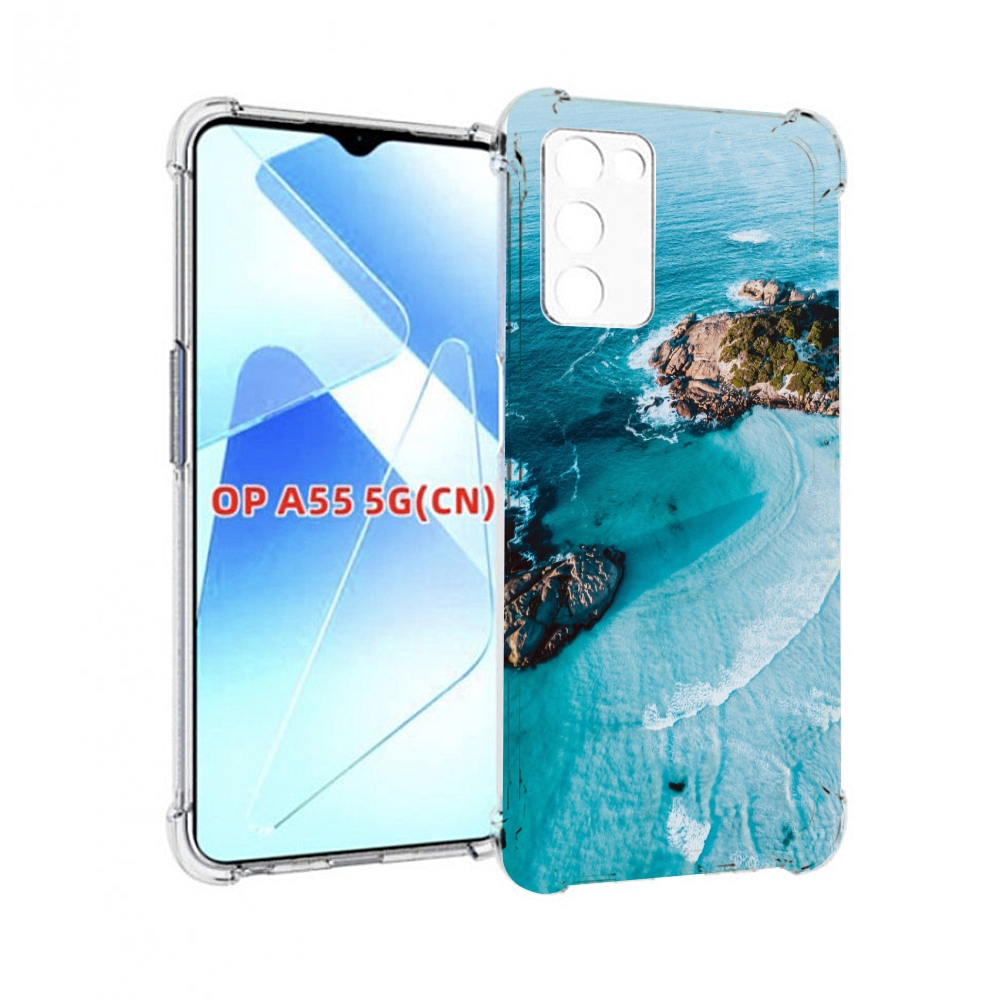

Чехол MyPads красивый голубой залив для Infinix Zero X Neo, Прозрачный, Tocco