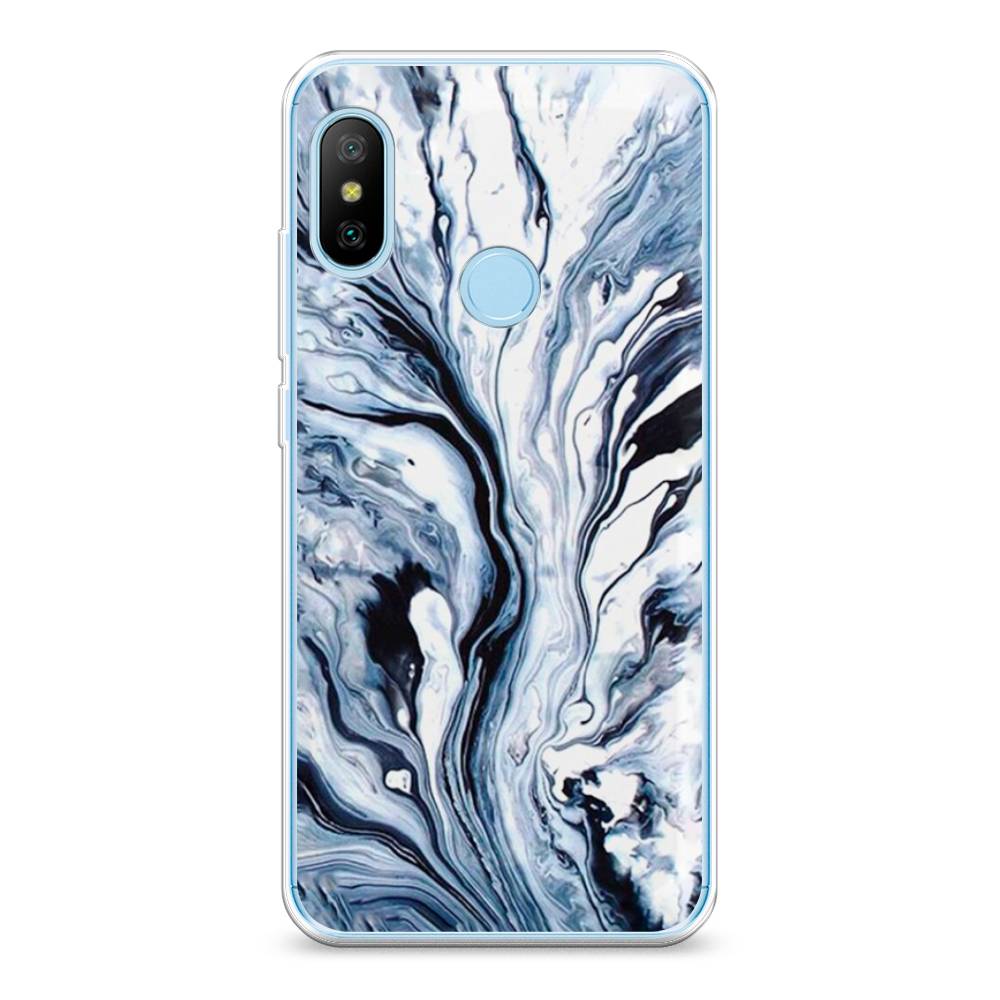 

Чехол Awog на Xiaomi A2 Lite/Redmi 6 Pro "Голубой минерал мрамор", Разноцветный, 34050-3