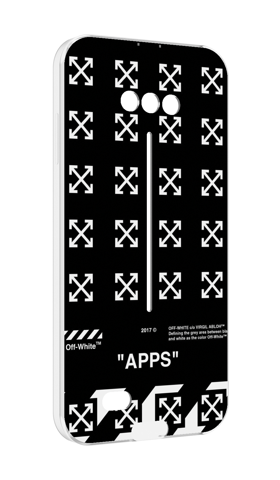 

Чехол MyPads оф-вайт-значки для Doogee S41/S41 Pro противоударный, Tocco