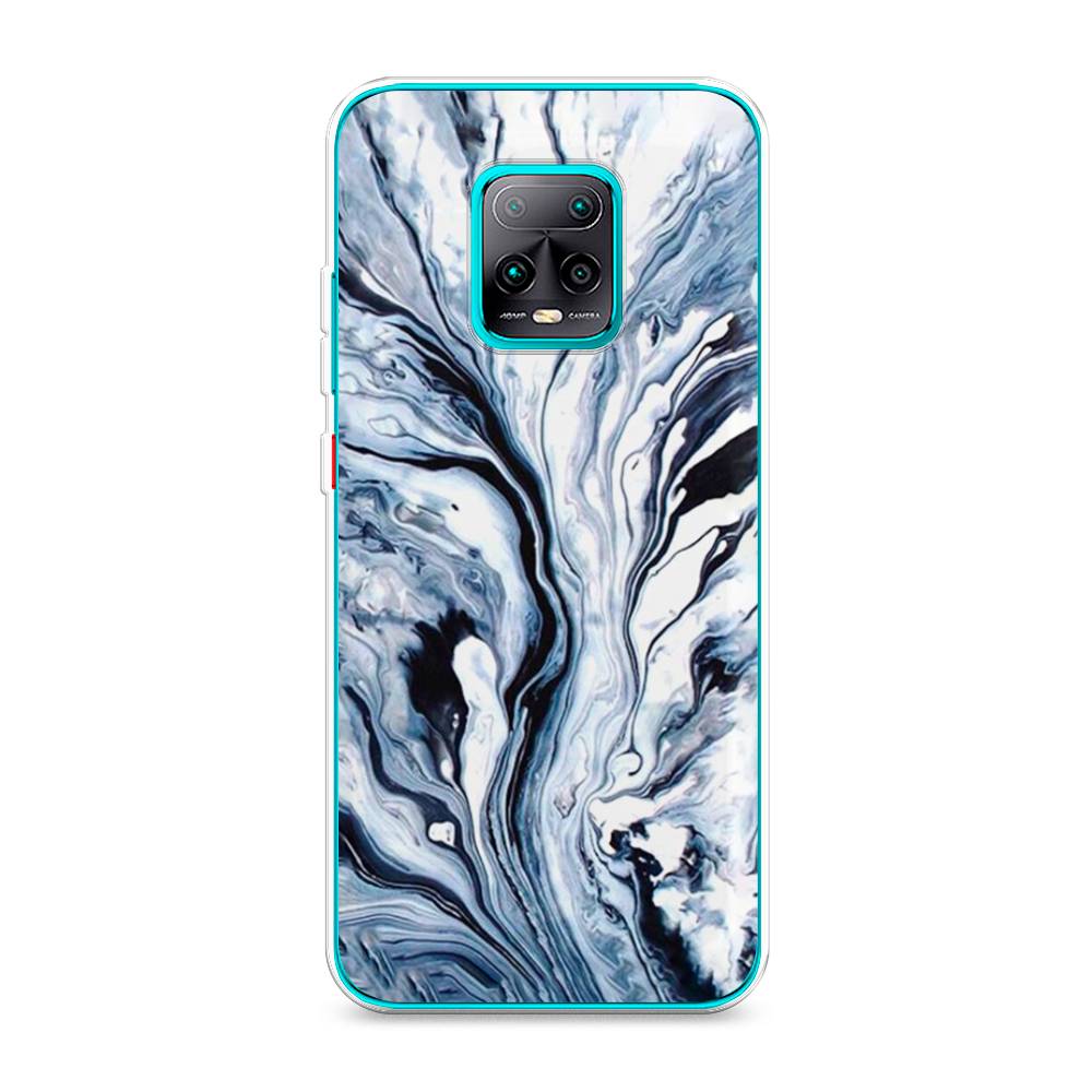 

Чехол Awog на Xiaomi Redmi 10X 5G/Pro 5G "Голубой минерал мрамор", Разноцветный, 38750-3