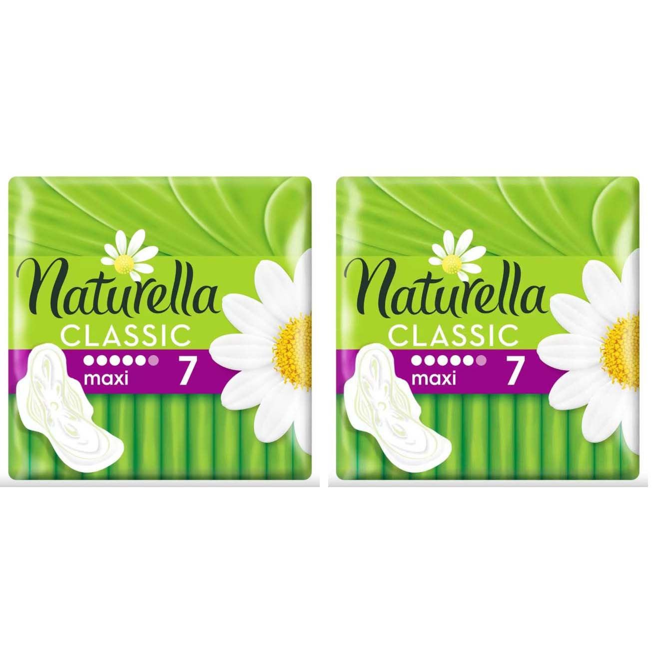 

NATURELLA Classic Макси с крылышками 7шт, 2 уп.