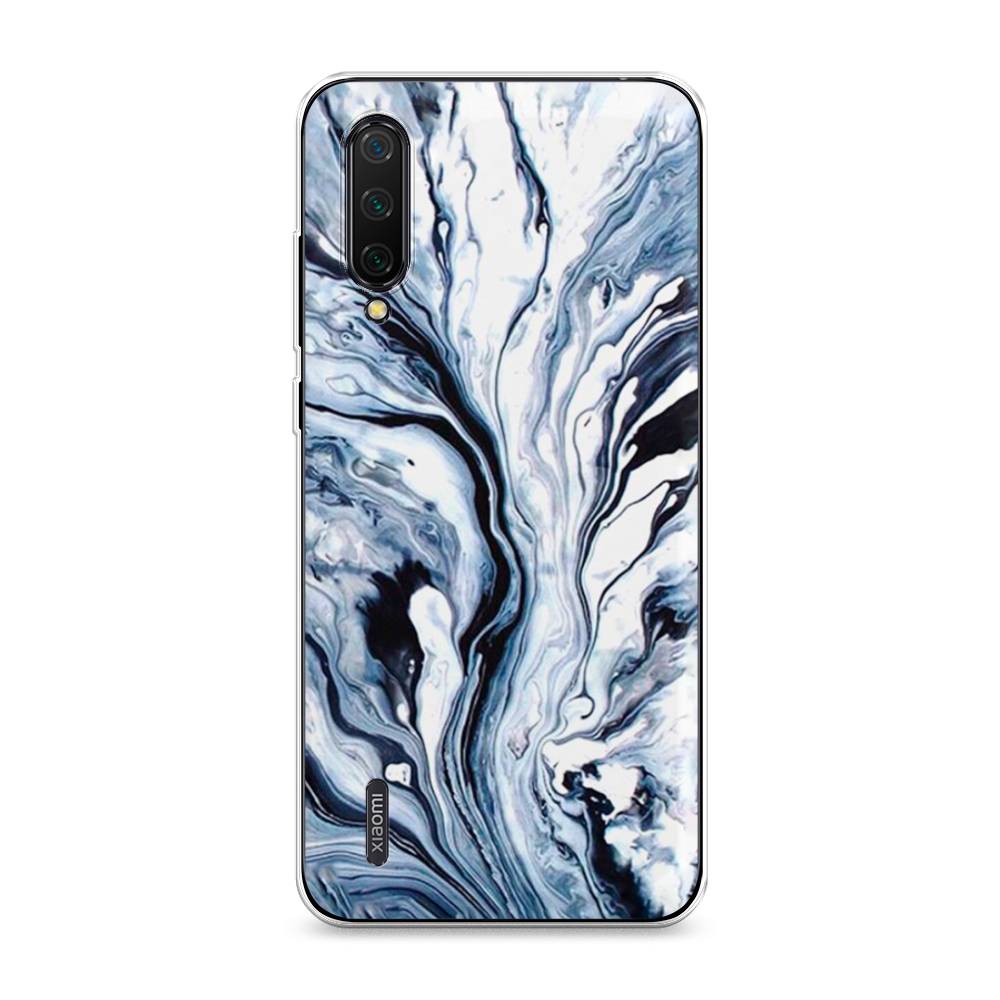 

Чехол Awog на Xiaomi Mi 9 Lite/Mi A3 Lite/Mi CC9 "Голубой минерал мрамор", Разноцветный, 36750-3