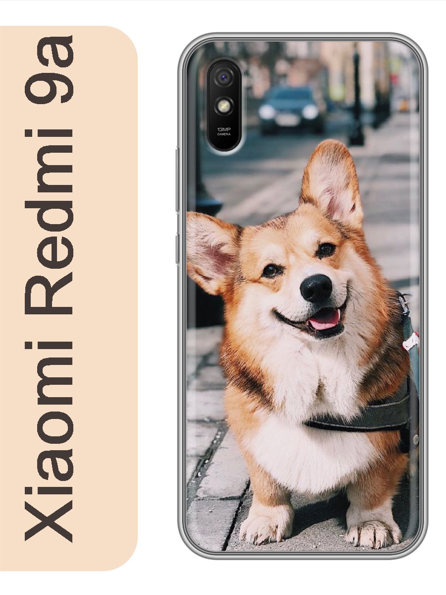 

Чехол на Xiaomi Redmi 9a корги город 815, red9adogs