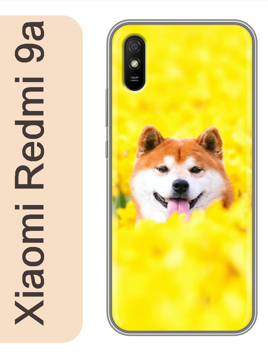 

Чехол на Xiaomi Redmi 9a акита в цветах 814, Прозрачный, red9adogs
