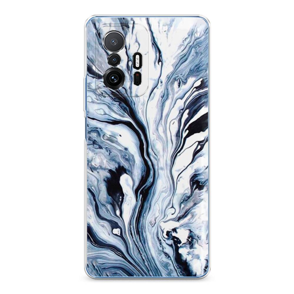 

Чехол Awog на Xiaomi Mi 11T/11T Pro "Голубой минерал мрамор", Разноцветный, 313750-3