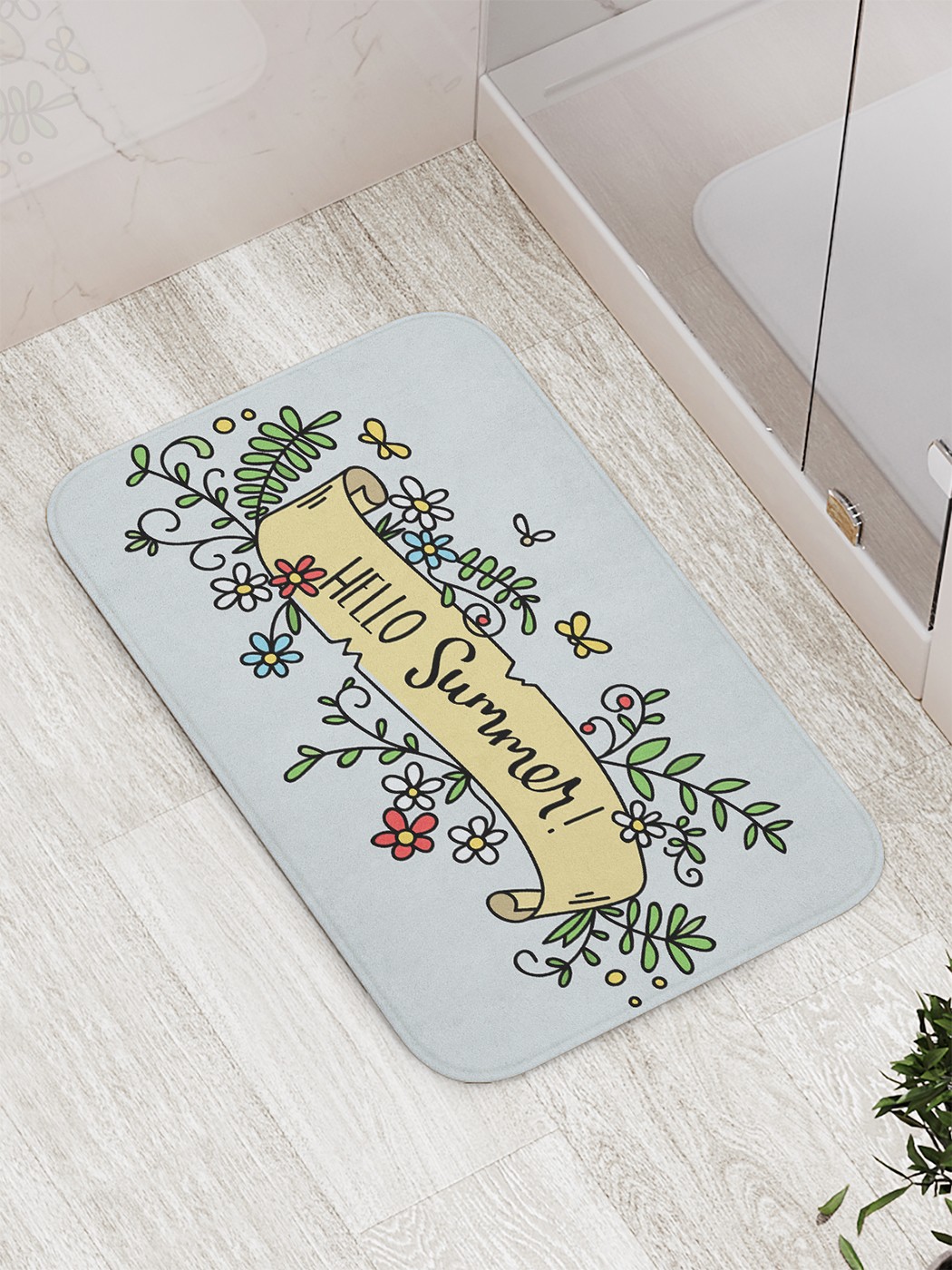 

bath_86219 Коврик противоскользящий для ванной, сауны, бассейна, 77х52 см