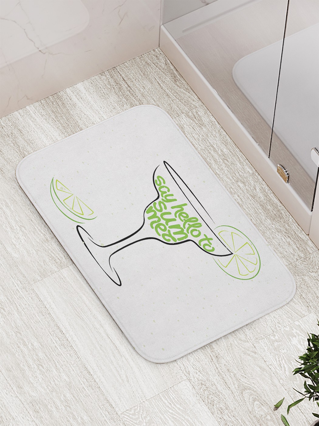 

bath_86218 Коврик противоскользящий для ванной, сауны, бассейна, 77х52 см