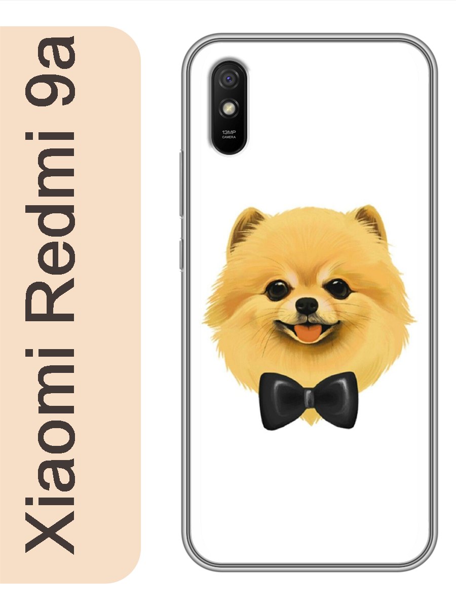 

Чехол на Xiaomi Redmi 9a шпиц с бабочкой 807, Прозрачный, red9adogs