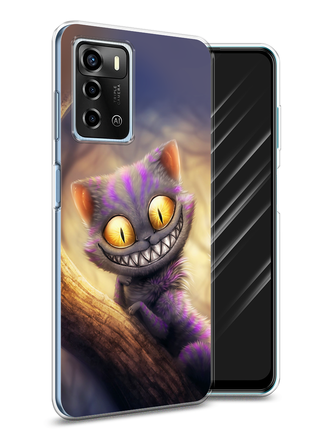 

Чехол Awog на ZTE Blade A72 / ЗТЕ Блэйд A72 "Cheshire Cat", Разноцветный, 135450-1