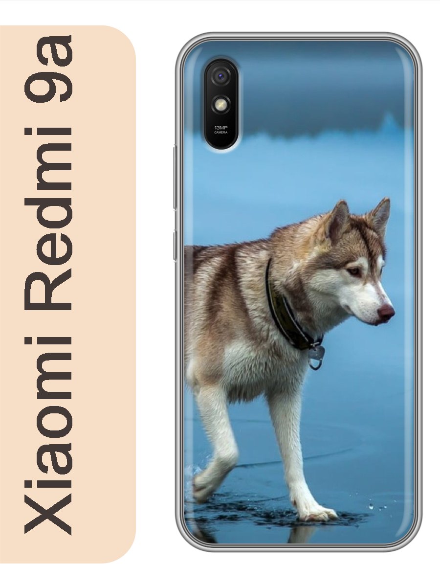 

Чехол на Xiaomi Redmi 9a лайка на пляже 804, Прозрачный, red9adogs