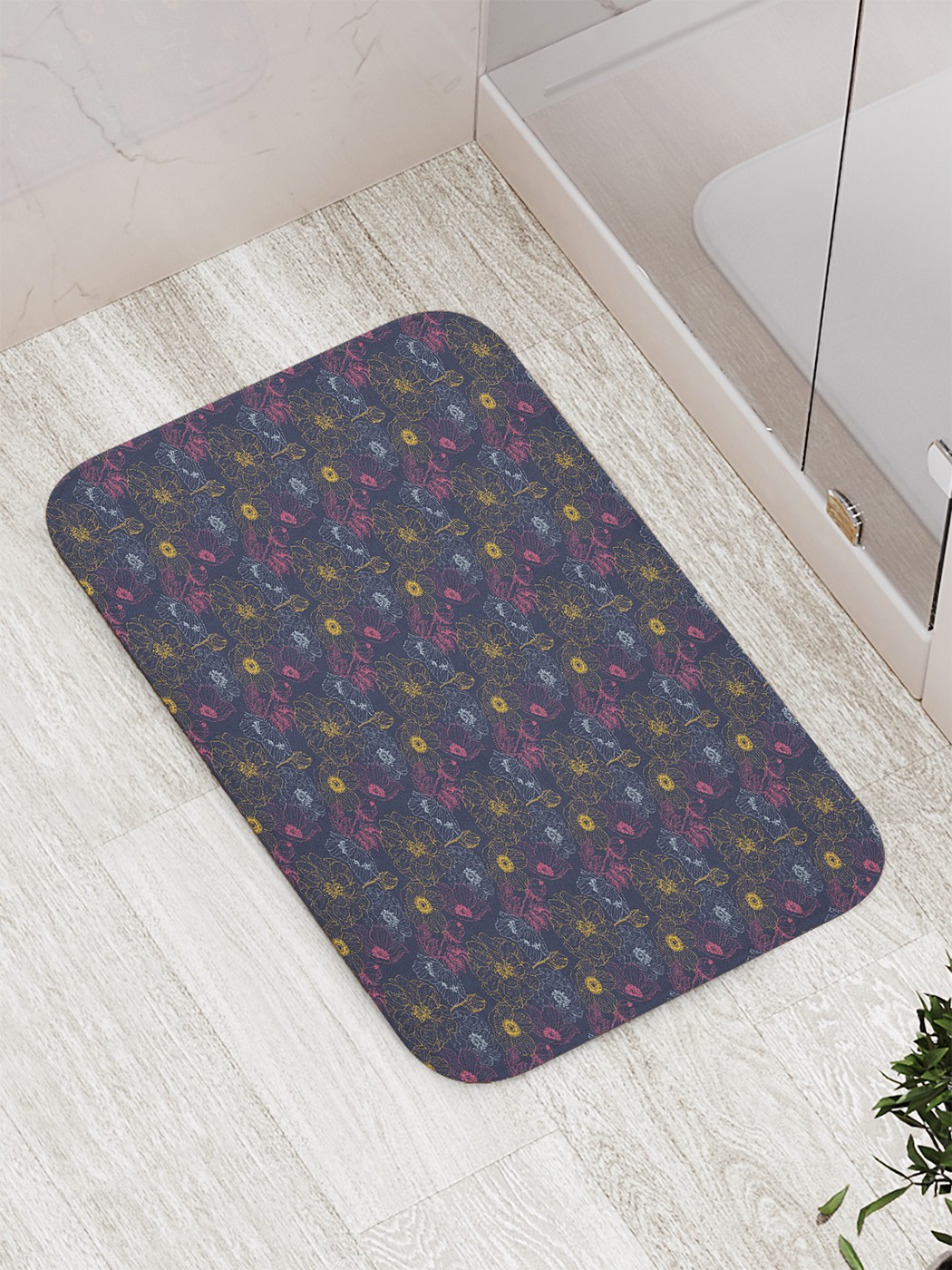 

bath_86200 Коврик противоскользящий для ванной, сауны, бассейна, 77х52 см