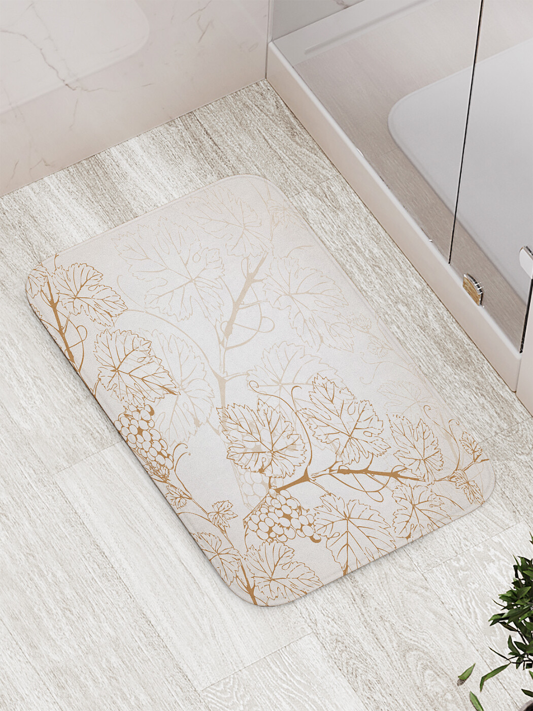 

bath_86199 Коврик противоскользящий для ванной, сауны, бассейна, 77х52 см