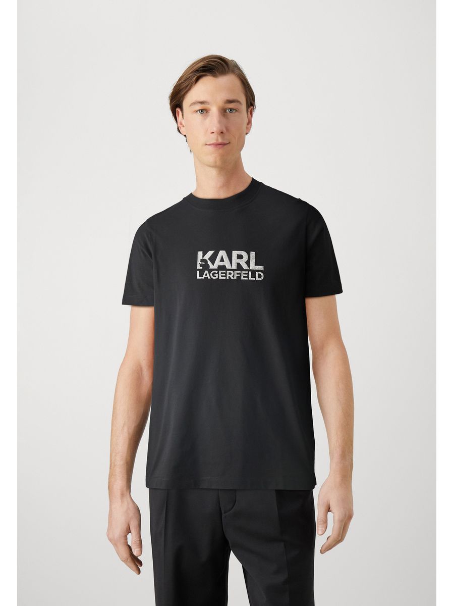 

Футболка мужская Karl Lagerfeld K4822O0GA черная XL, Черный, K4822O0GA