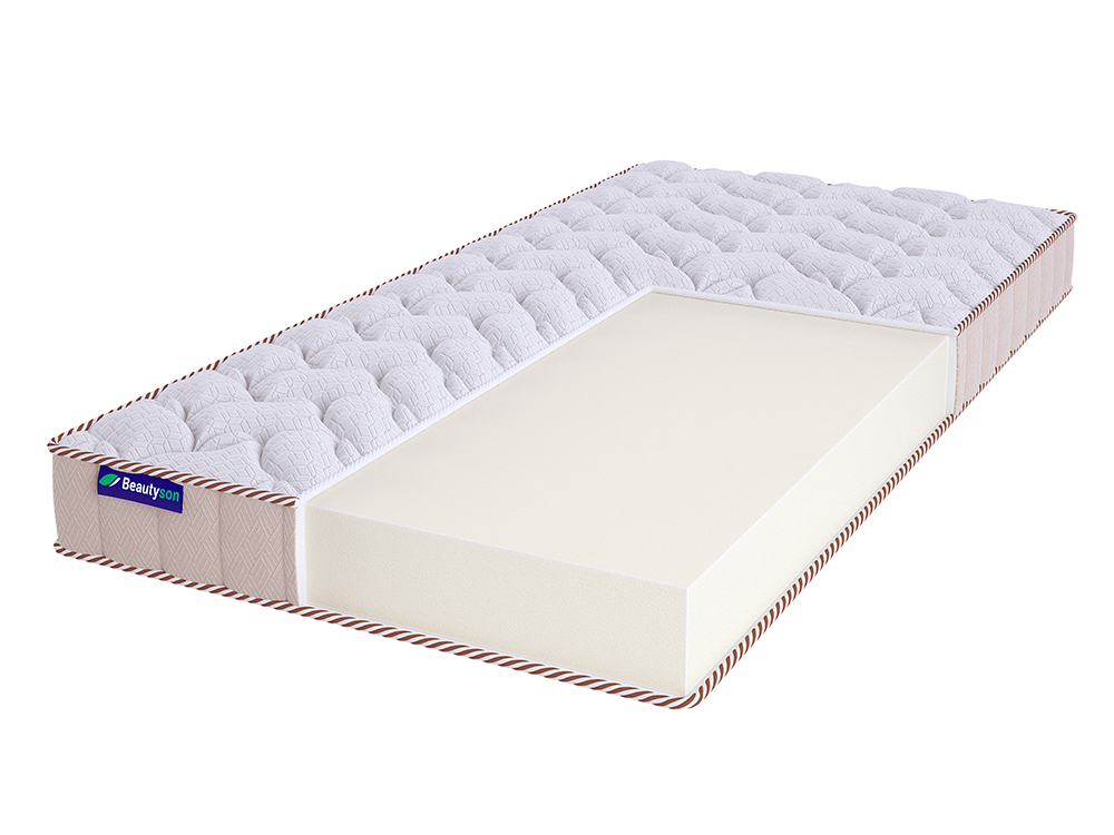 

Матрас Beautyson Roll Foam 10 Lux 160х190, Бежевый;белый;серый;серебристый, Roll Foam 10 Lux